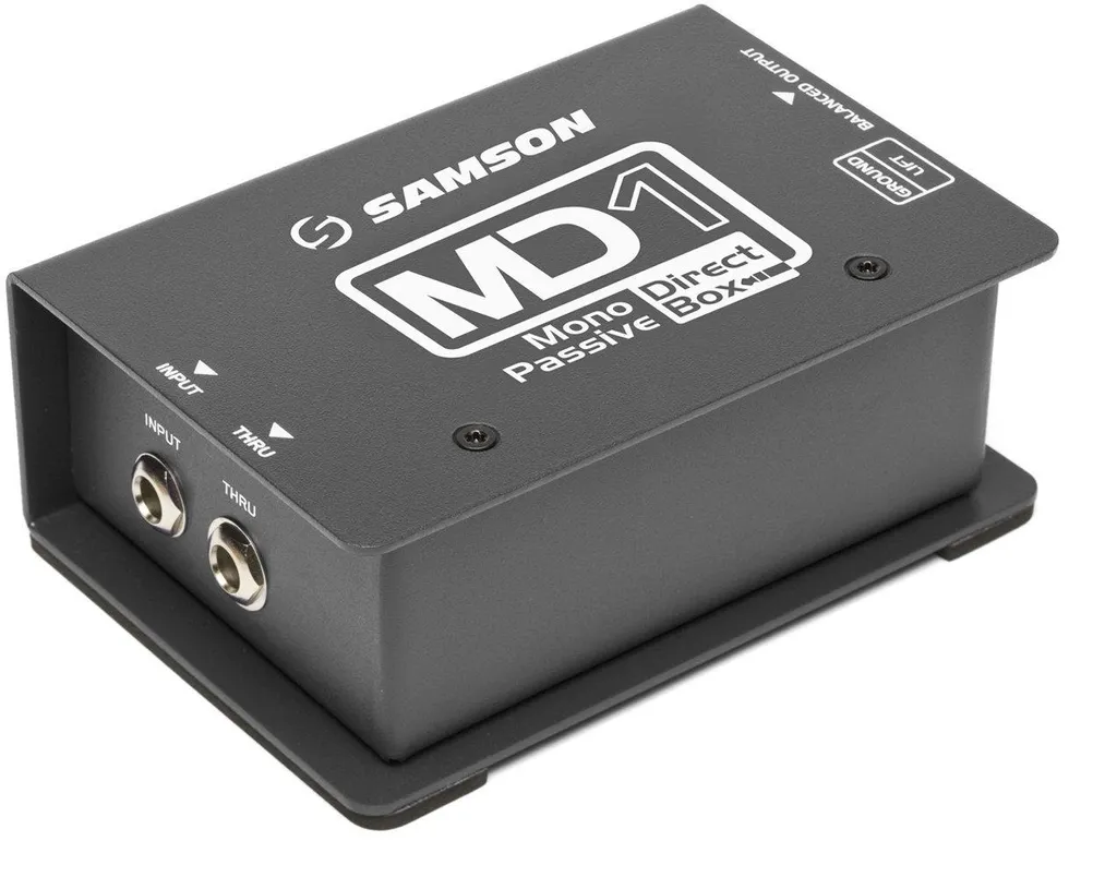 Samson MD1 DI Box Mono avec Transformateur STL et Sortie XLR Symétrique