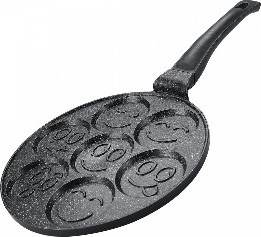 Herzberg HG-CP267SML: 26 cm marmorbeschichtete Pfannkuchen- Produktbild 