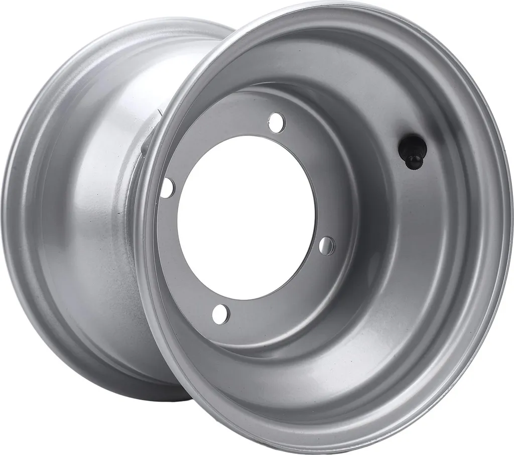 Roue de course 8 pouces pour Go Kart et Quad en aluminium argenté