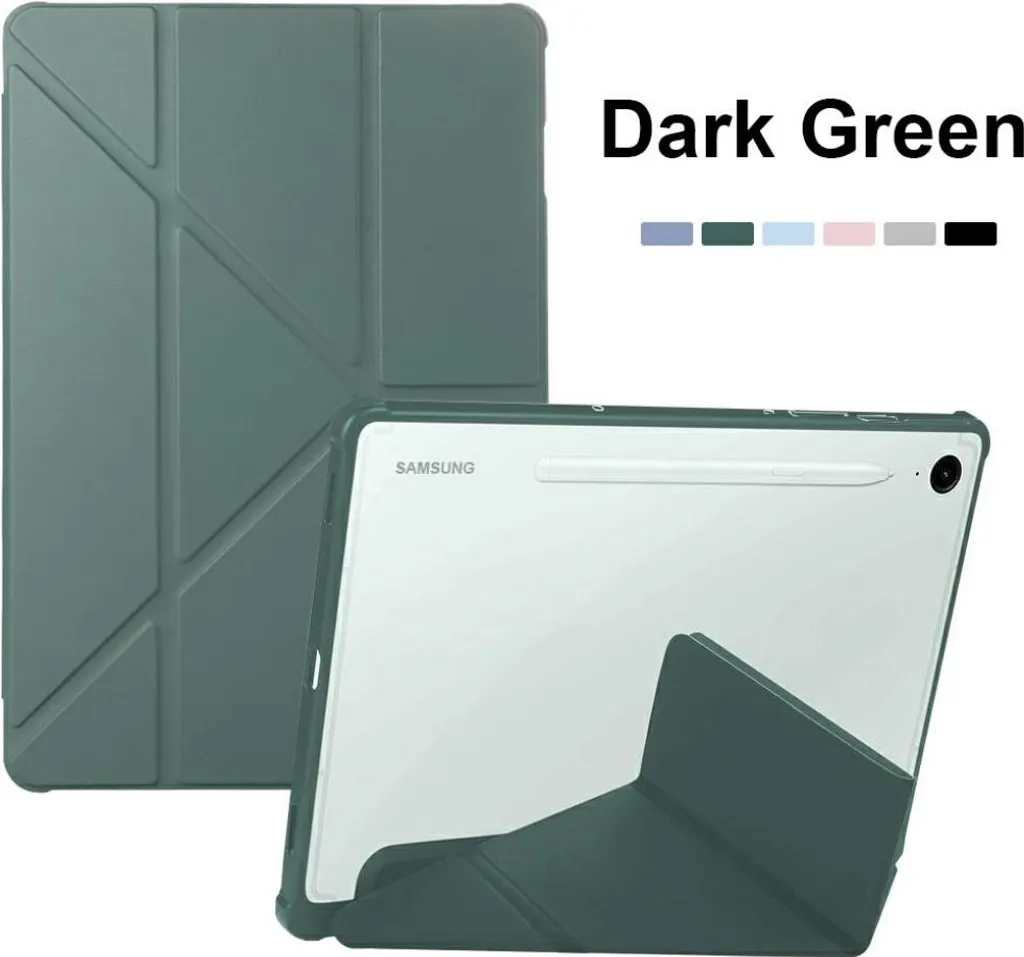 Custodia Business Samsung Tab S10 Ultra Verde - Stand Regolabile