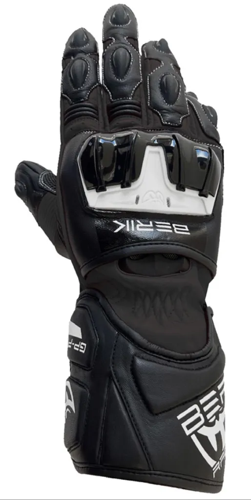Gants de moto Berik Yokoto noirs taille S : roulez protégé en toute saison
