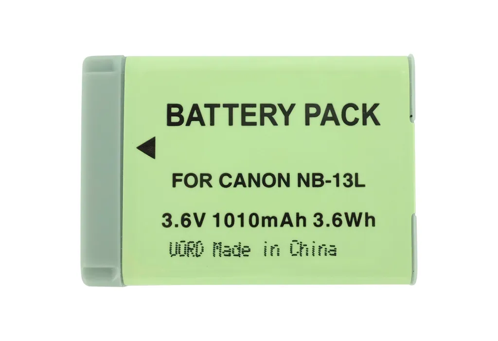 Batteria Viaggio NB-13L per Canon PowerShot G7 X G5 X G9 X 1010mAh
