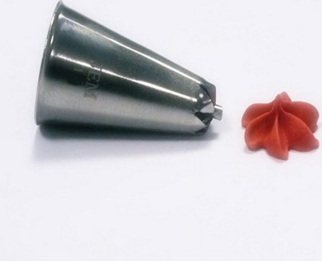 PME JEM Nozzle, Gebäckverzierungsdüse, Gebäckverzierungsbeutel, Edelstahl, Edelstahl, 8,3 mm, 18 mm