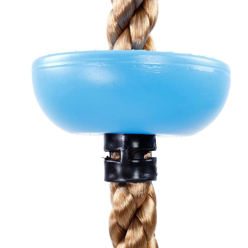 Corde à grimper disco avec disque d'escalade robuste pour enfants de 2m