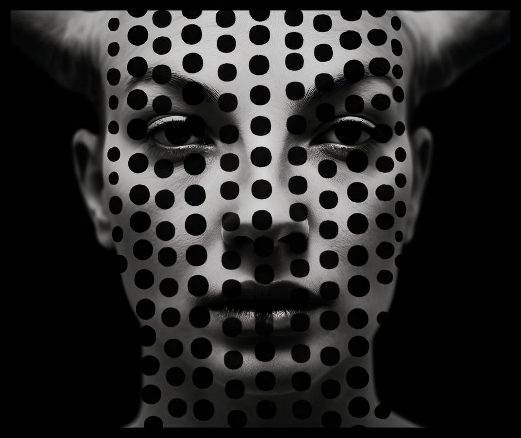 Plakat 60x50cm Durchbohrender Blick