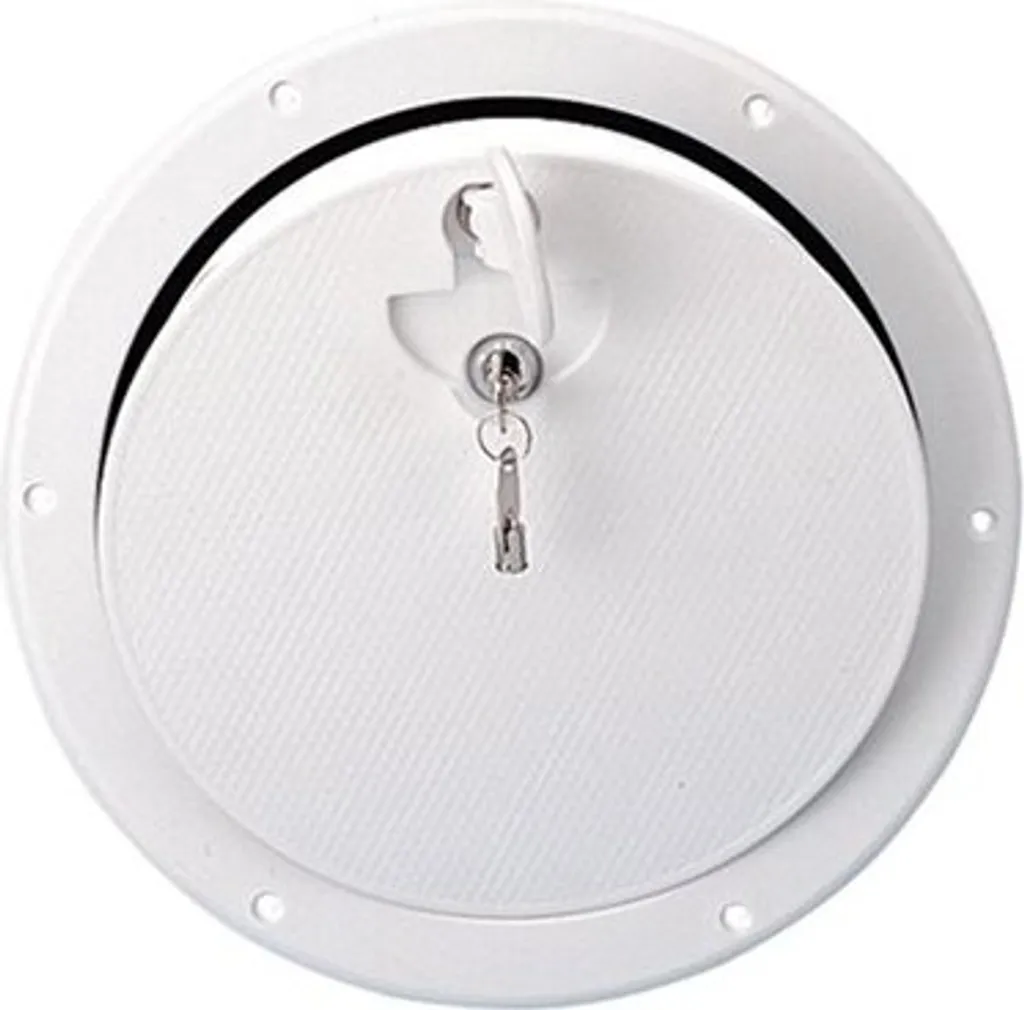 Trappe de visite étanche avec verrou pour bateau 250x315mm blanc