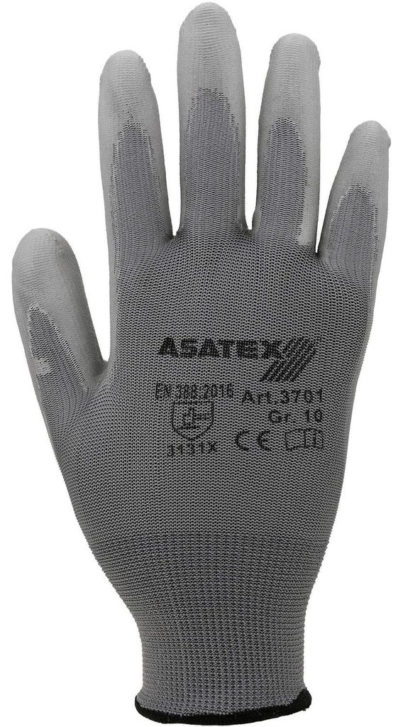 ASATEX PolyurethanHandschuh 3701 grau 7 Produktbild 
