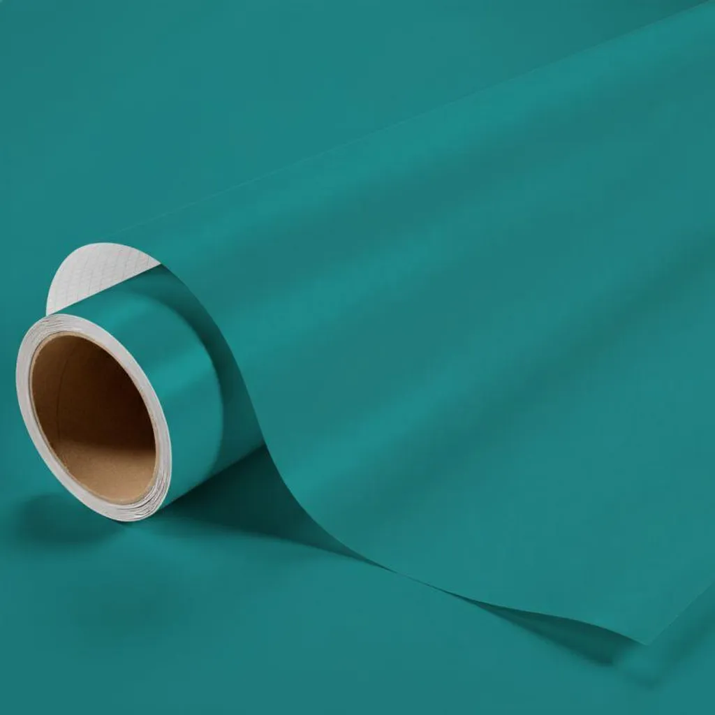 Covering turquoise mat pour auto et mobilier - Grand rouleau 1.52 x 5m