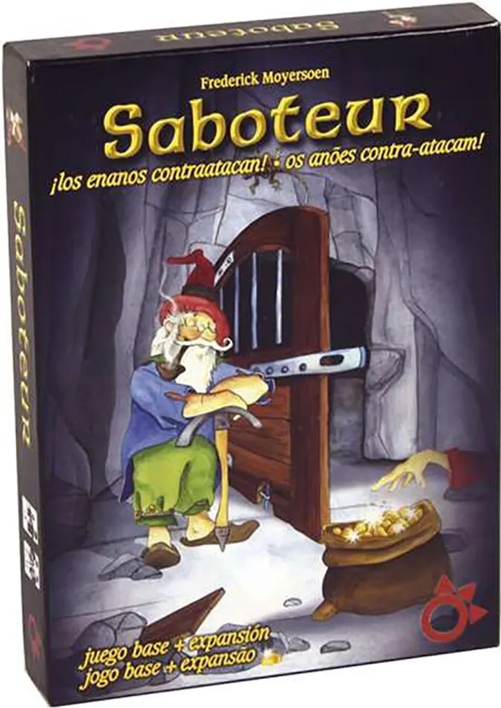 Le Saboteur Mercurio Gold Jeu de Cartes Intégral Base + Extension