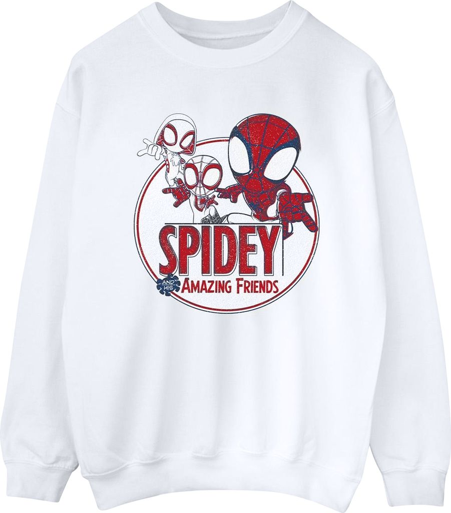 Marvel - "Spidey And His Amazing Friends" Sweatshirt für Damen BI35665 (L) (Weiß)
