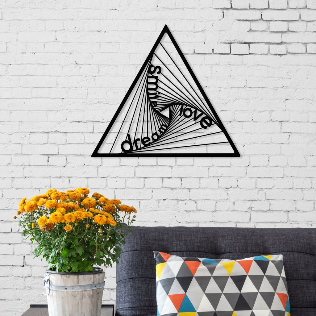 DECORTIE Metall Wandkunst Nr.12 Dsl Produktbild 