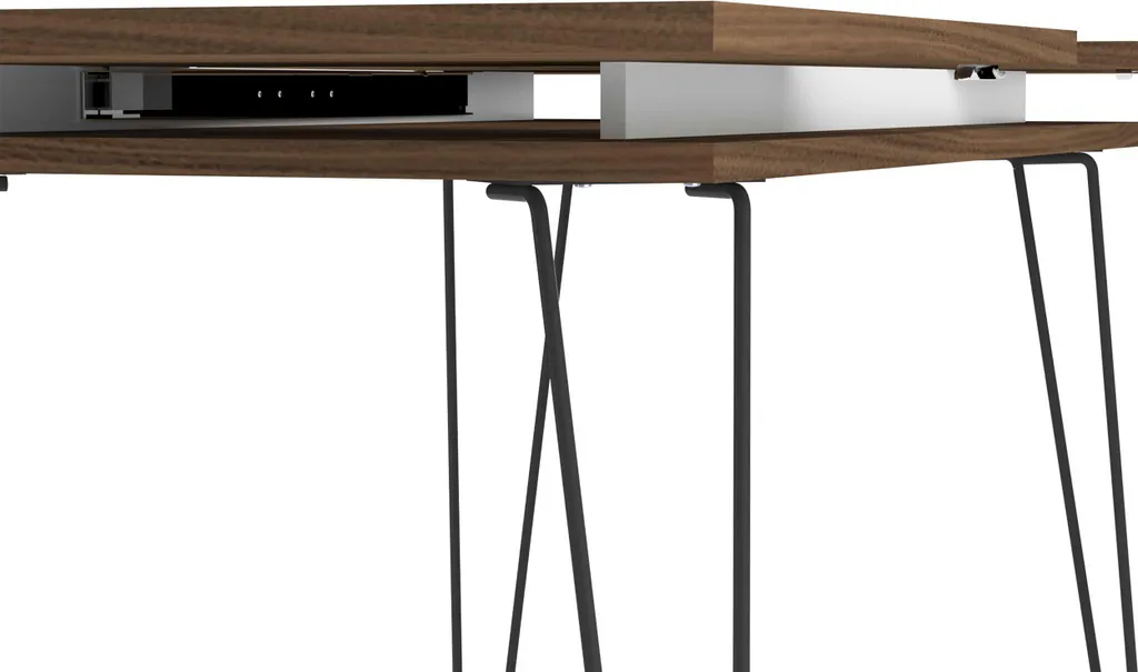 Table AERO noyer 174 x 89.5 x 77 cm - Table de salle à manger design