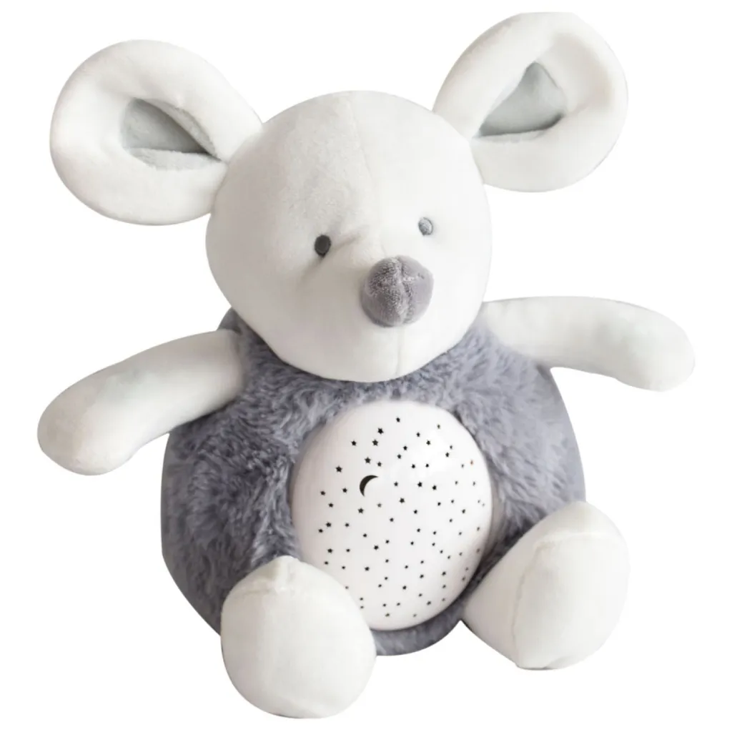 Doudou et Compagnie Veilleuse Souris 3 lumières - Musique & Bruit Naturel