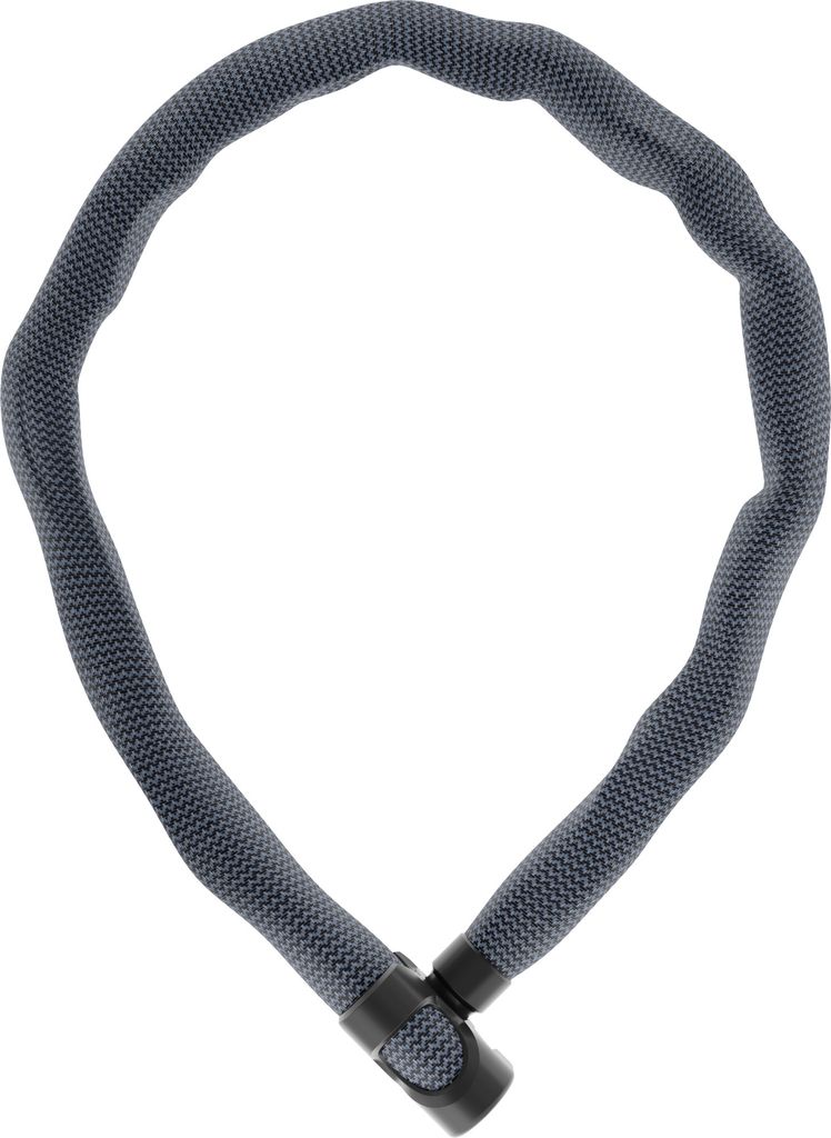 ABUS Kettenschloss IVERA Chain 7210 – Fahrradschloss mit hochflexibler IvyTex-Kunstfaserummantelung – ABUS-Sicherheitslevel 8 – 85 cm – Far...