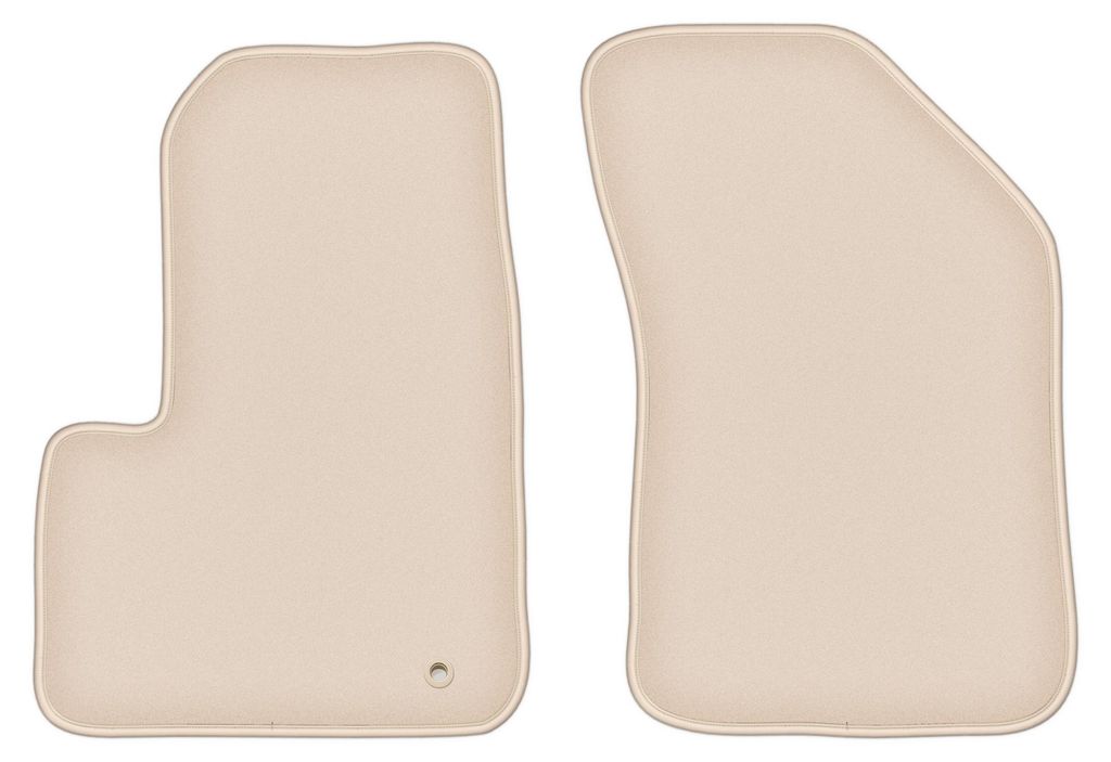 DURBAN Beige Velours-Fußmatten vorne für Dodge Avenger Produktbild 
