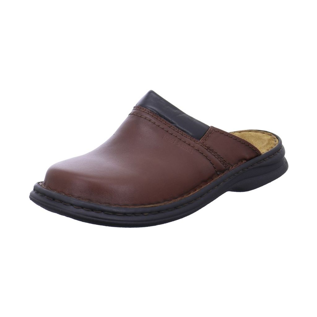 Josef Seibel Hausschuhe MAX-Lederclog Herren 313032353537 Braun 49 EU