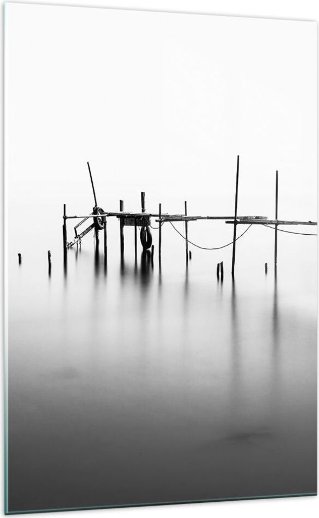 Bilder auf glas - Einteilig - Meer Brücke Wasser - 70x100cm Produktbild 