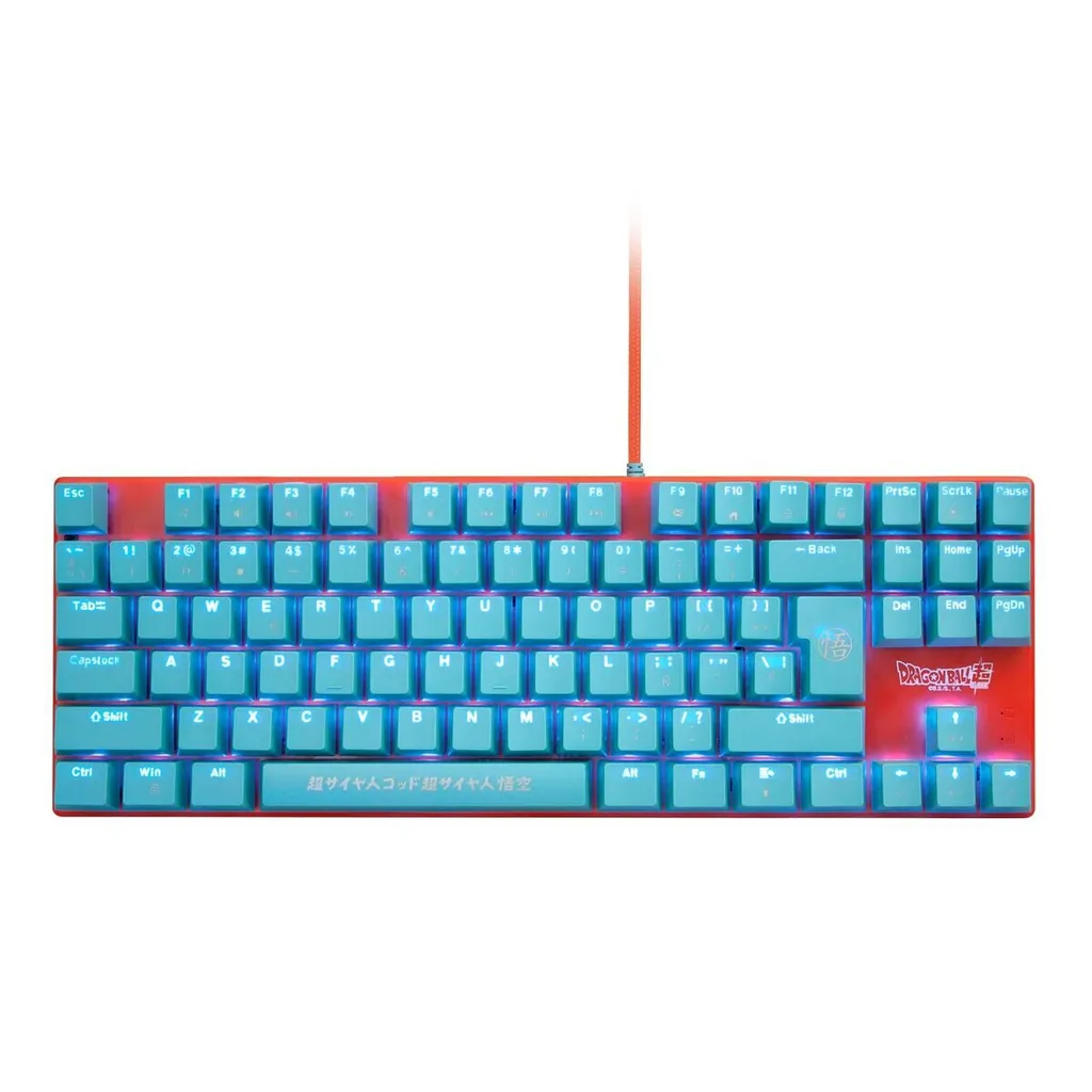 Clavier Dragon Ball Super pour Setup Gamer - Modèle Goku par FR-TEC