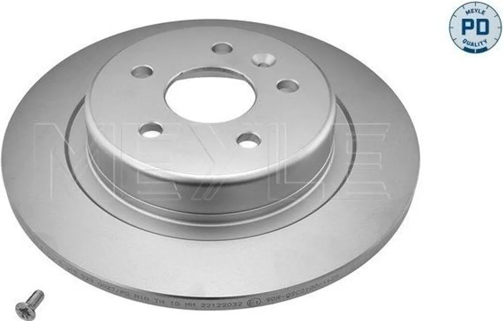 Stop aux Vibrations : Disque de Frein Arrière MEYLE PD pour OPEL Astra K