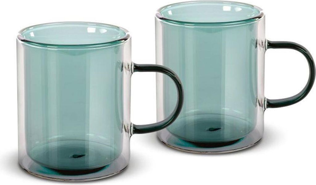Lamart Thermosglas Vaso LT9122 2er-Set Tee 350 ml, 2 Stück, grün