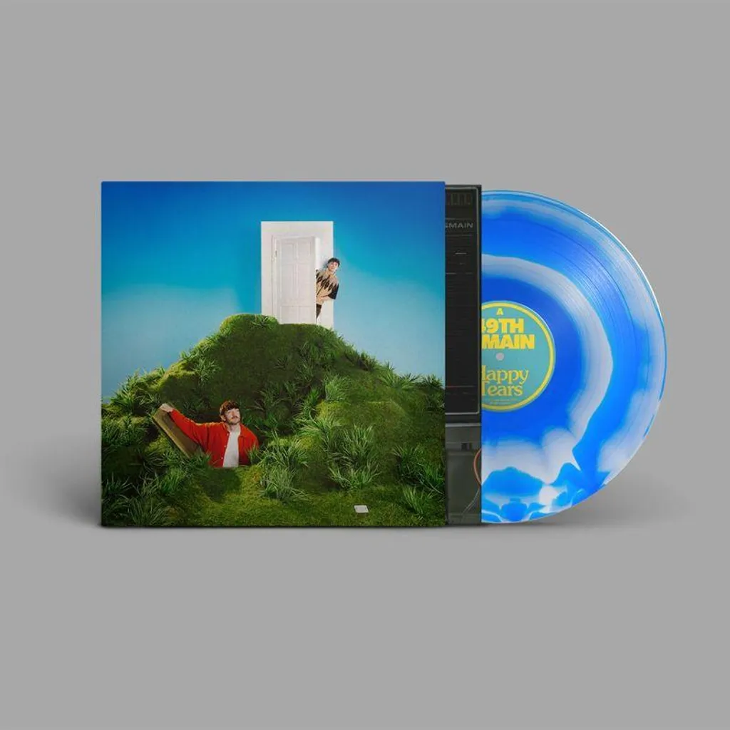 49th & Main Happy Tears Vinyle Merge Bleu et Blanc - Édition Limitée