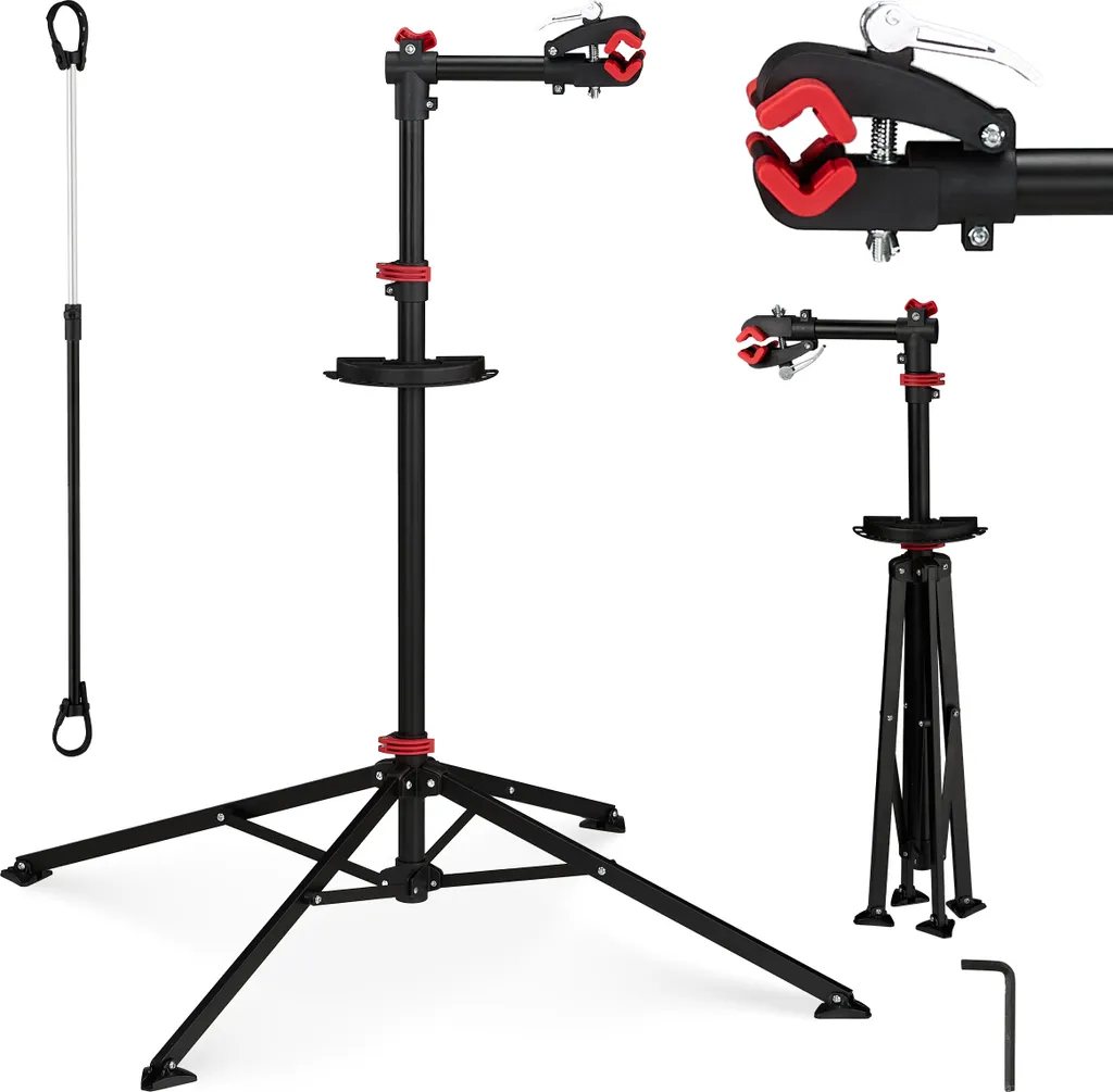 Béquille de montage vélo Relaxdays : réparez sans effort jusqu'à 30 kg