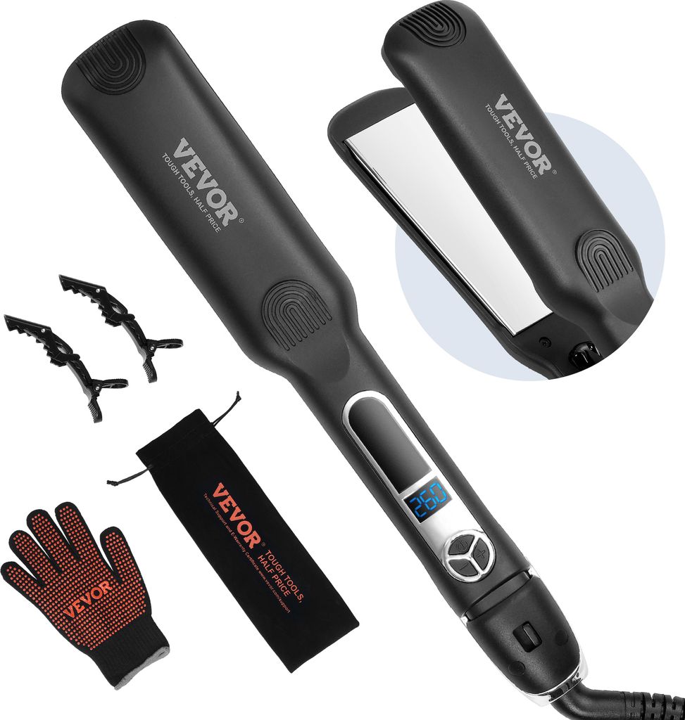 VEVOR Haarglätter, 4 cm Titan-Glätteisen, Haareisen mit Produktbild 