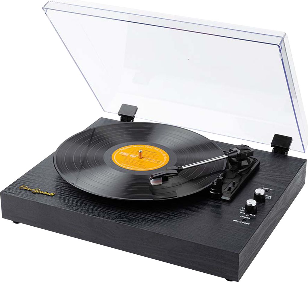 Schallplatten LP Plattenspieler Retro-Plattenspieler Eingebaute Lautsprecher Vintage Grammophon 3-Gang BT5 AUX-In Line-Out Cinch-Ausgang