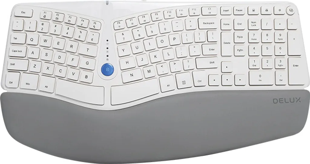 Clavier ergonomique Delux Split : fini les douleurs aux poignets et TMS