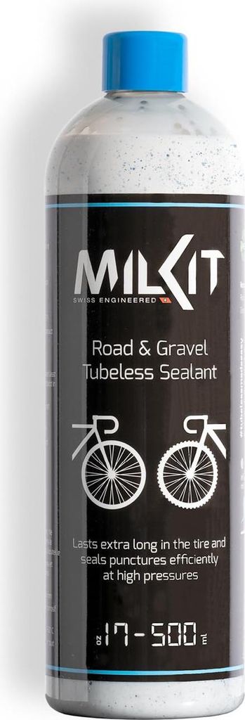 milKit Dichtmilch Road+Gravel Sealant 500 ml - leistungsstarke Tubeless-Dicht...