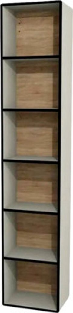 Hängehochschrank offen Devo Sonus 2.0 BxHxT 38x186x28 cm classico muschel