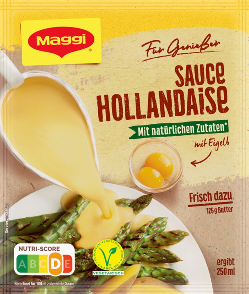 Maggi für Genießer Sauce Hollandaise mit natürlichen Zutaten 33g