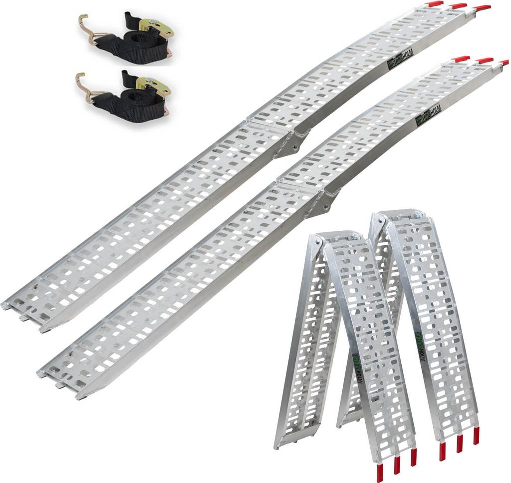 TRUTZHOLM 2 x Auffahrrampe klappbar 228 cm Traglast 680 kg Produktbild 1