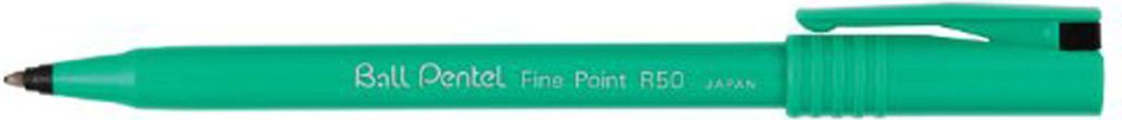 Pentel Tintenroller Ball Pentel R50 schwarz Recycology