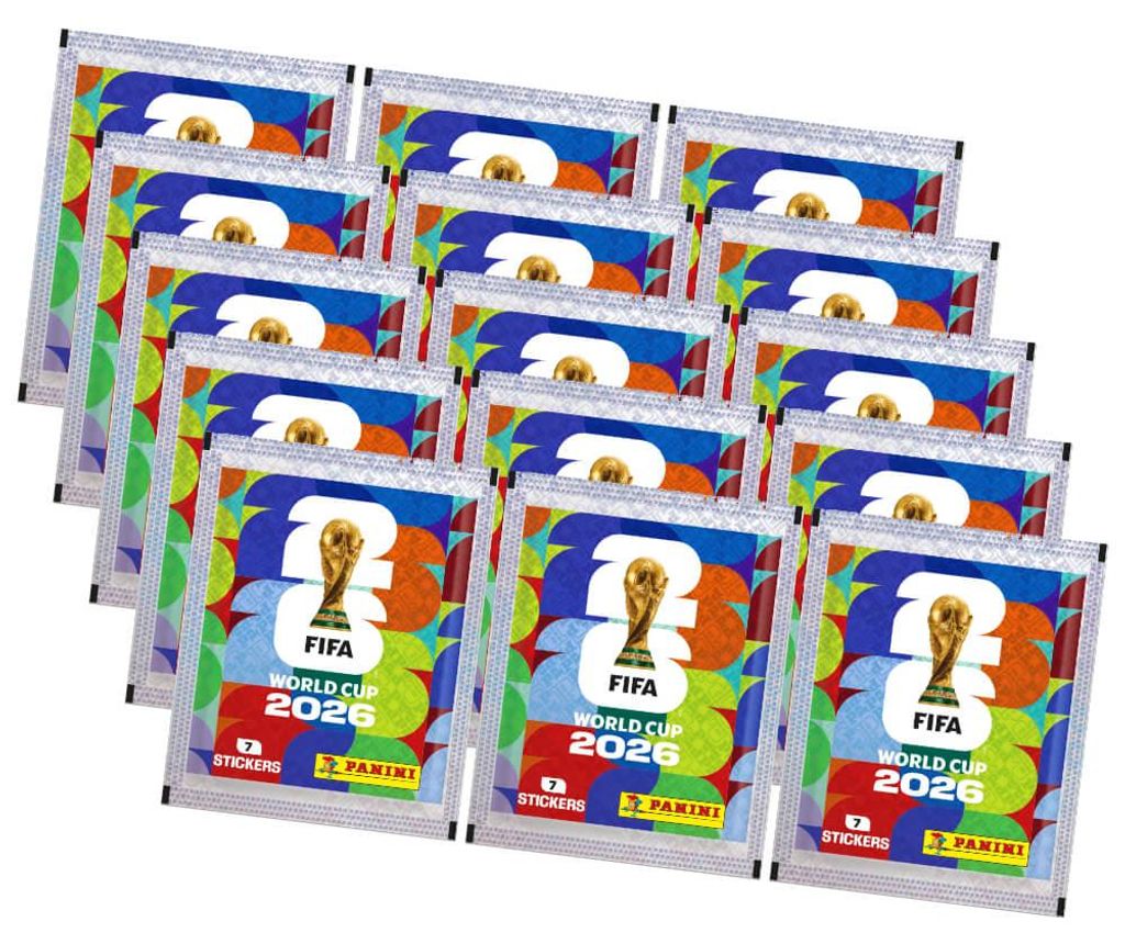 Fifa World Cup 2026 Sticker - WM Sammelsticker - 15 Tüten Produktbild 