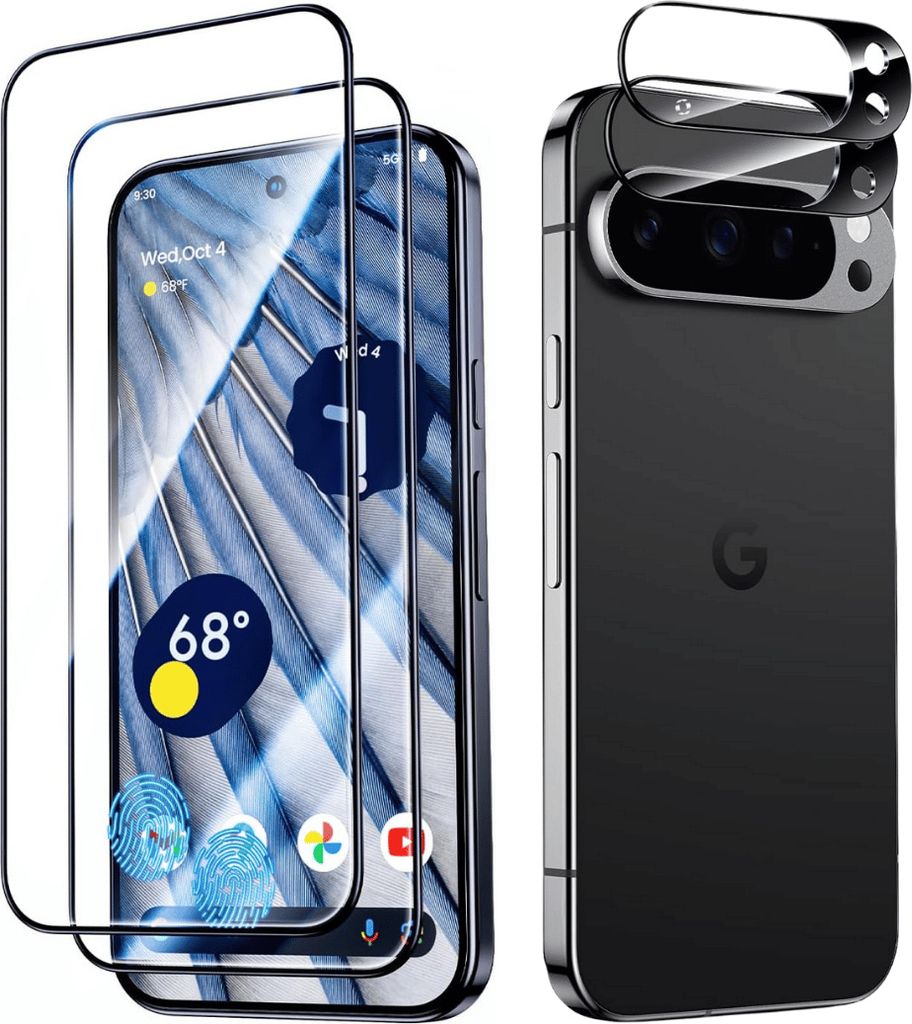 2X Schutzglas für Google Pixel 9 Pro Panzerfolie Display Produktbild 