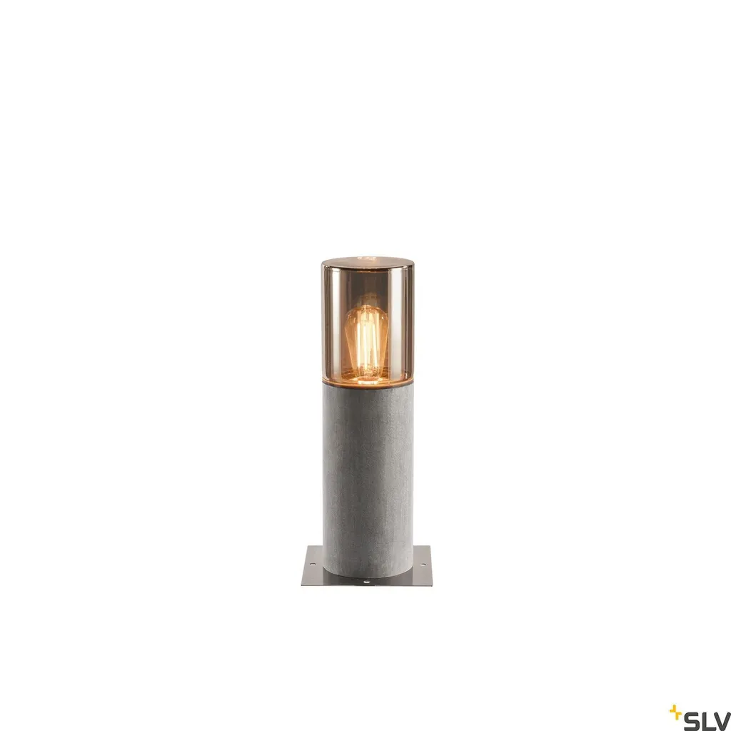 Lisenne Pole 40 Lampadaire IP54 en basalte et verre fumé SLV 1000734