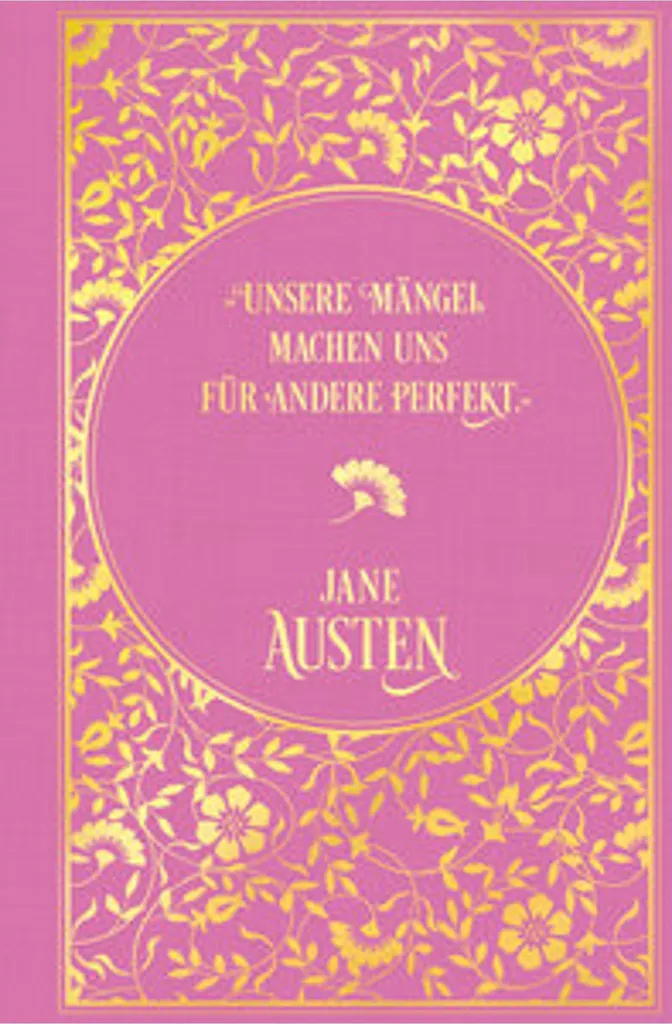 Carnet de notes Jane Austen avec papier 100g et couverture premium fleurs
