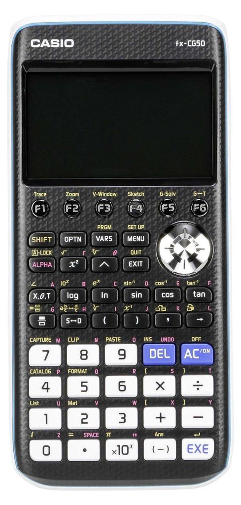 CASIO FX-CG50-EH CASIO FX-CG50 Grafikrechner schwarz/weiß Immagine del prodotto 