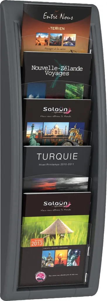 Acquista Paperflow 4063.11 A5 Antracite - Espositore a Muro Professionale
