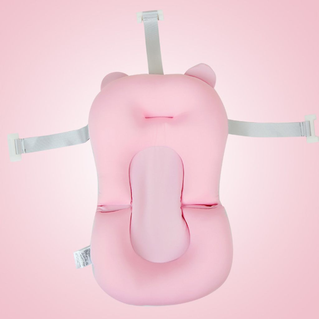 Baby Badewanne Kissen Pad Duschmatte Duschunterlage Badkissen Badesitz Klappbar 