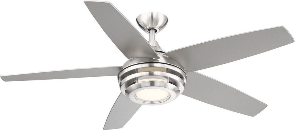 Globo Lighting stropní ventilátor kovový nikl matný, Obrázek produktu 