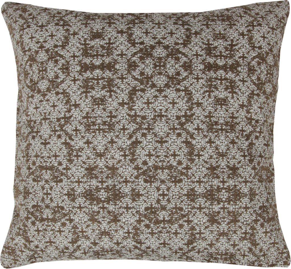 Kissenhülle 45 x 45 cm ( Orient Taupe ) im 2er Pack - Bohemian Oriental Boho - Hochwertiger Kissenbezug mit Reißverschluss