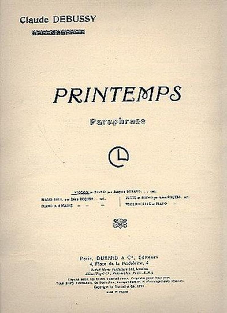 Printempspour violon et piano