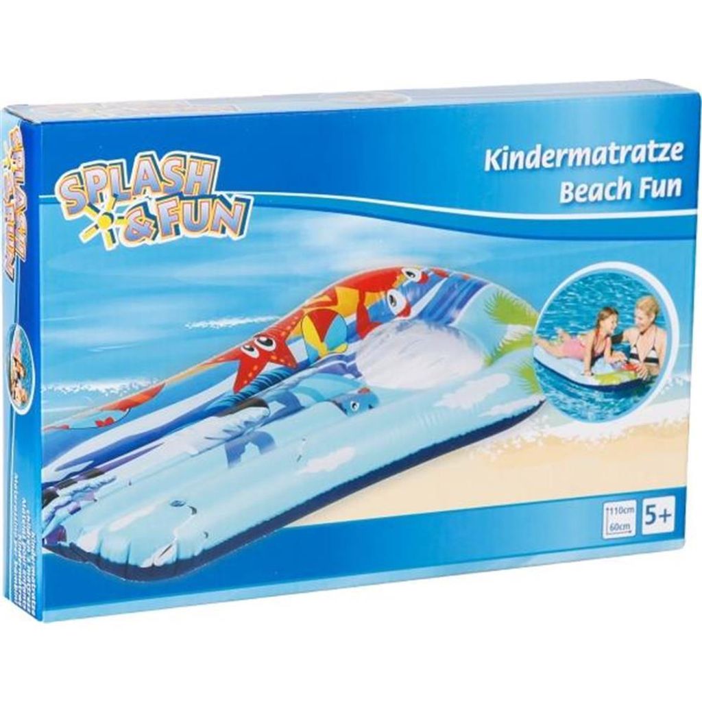 Splash & Fun Kindermatratze Beach Fun mit Sichtfenster 110 Produktbild 