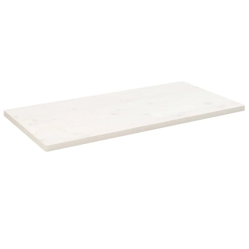 Ricambio Piano Tavolo 100x60 Bianco Pino Massiccio - Prezzo Outlet