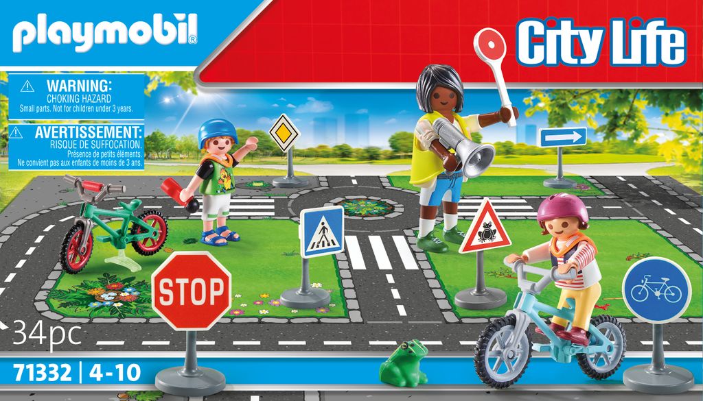 PLAYMOBIL City Life 71332 Fahrradparcours Produktbild 