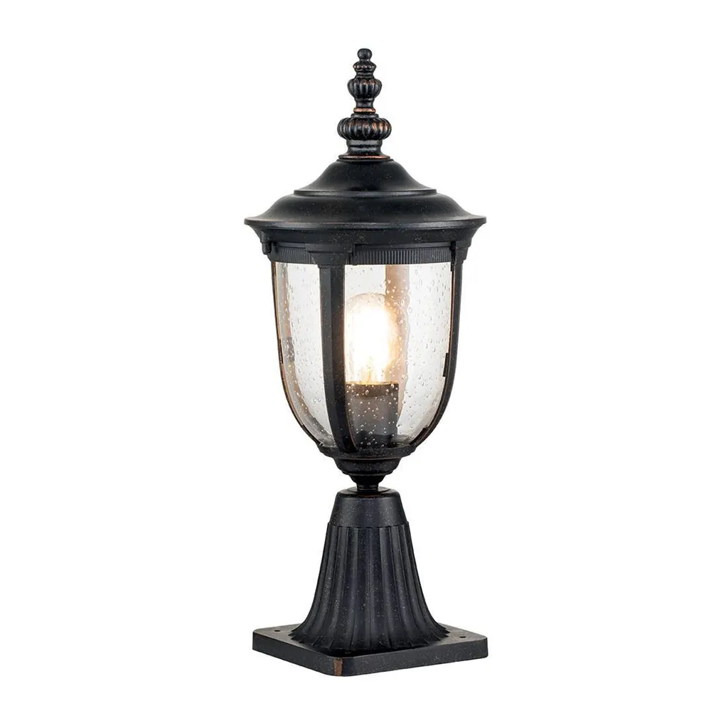 Lanterne de jardin style manoir Cleveland Elstead - Borne E27 60W