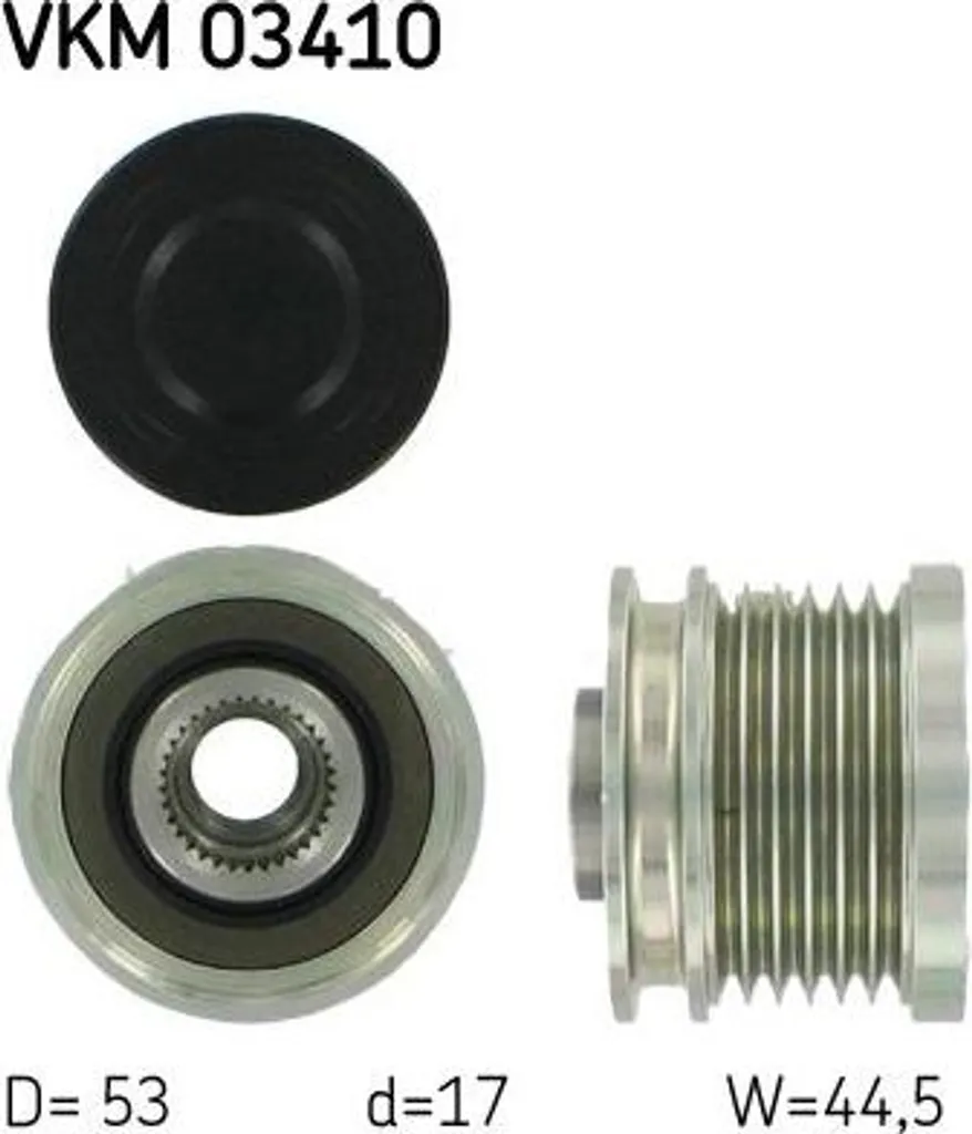 SKF VKM 03410 Roue libre d'alternateur pour Focus et Mondeo OE