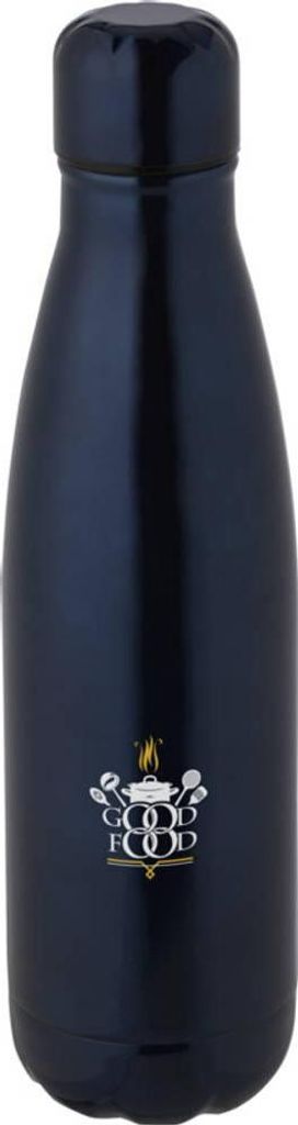 Isolierte Wasserflasche "Cove", Recycelter Edelstahl, 500ml PF4295 (Einheitsgröße) (Marineblau)